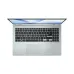 Above view of ASUS Vivobook Go 15 E1504FA Laptop keyboard and touchpad with screen displaying ASUS Vivobook text.