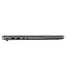 Left side view of closed ASUS VivoBook S14 S3407VA laptop highlighting multiple ports and slim metallic profile.