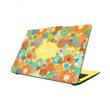 Avita Liber V14 Core i5 11th Gen 14" FHD Laptop Flowers on Yellow