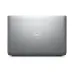 Rear view of closed Dell Latitude 7450 laptop showing metallic gray lid with centered Dell logo and hinge vents.