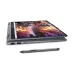Tablet mode view of Lenovo IdeaPad 5 2-in-1 14AKP10 Laptop with stylus and fantasy artwork on touchscreen display.
