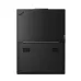 Underside view of Lenovo ThinkPad X1 Carbon Gen 13 Aura Edition Laptop with matte black finish, ventilation grilles, & logos.