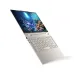 Angled open view of the Lenovo Yoga 7 2-in-1 14ILL10 Laptop with vivid underwater screen and backlit keyboard.