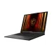 Front angled view of MSI Stealth 16 AI A2HWGG Gaming Laptop showing slim design and bright display