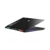 Slim gaming laptop with RGB lighting strip and modern design, closed view highlighting premium build and ports