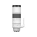 Side view of Canon RF 200-800mm f/6.3-9 IS USM super-telephoto zoom lens showing focal length scale and minimum focus distance