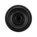 Frontal view of Canon RF 35mm f/1.8 Macro IS STM lens showing front glass element and aperture blades