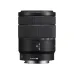 Side view of Sony E 18-135mm f/3.5-5.6 OSS lens showing AF/MF focus switch and E-mount branding