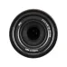Frontal view of Sony E 18-135mm f/3.5-5.6 OSS lens showing front glass element and 55mm filter thread