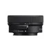 Side view of Sony E PZ 16-50mm f/3.5-5.6 OSS II lens displaying power zoom slider and E-mount logo