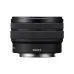 Side view of compact Sony FE 28-60mm f/4-5.6 full-frame zoom lens featuring Sony logo