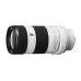 Side view of the Sony FE 70-200mm f/4 G OSS Lens highlighting its control switches and zoom ring