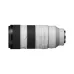 Side profile of Sony FE 70-200mm f/2.8 GM OSS II telephoto zoom lens displaying FE 2.8/70-200 GM OSS II model text