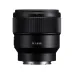 Side profile view of Sony FE 85mm f/1.8 full-frame prime lens showing black barrel and FE 1.8/85 markings