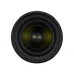 Front studio view of Tamron 17-28mm f/2.8 Di III RXD Lens displaying the front element glass.