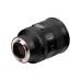 Rear angled view of Viltrox AF 35mm f/1.2 FE lens showing metal mount, USB-C port, aperture click switch, and Viltrox logo