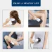 Usage grid of Maxtop MP-2290 Massage Gun applied to neck, thigh, calf, and abdomen for muscle relaxation.