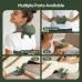 Multi-angle view showing the versatile VRTP-666 Shoulder and Neck Massager applied to various body parts like arms and legs.