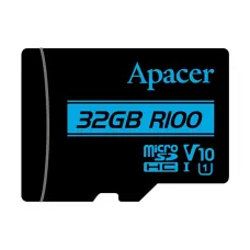 Apacer R100 MicroSDXC UHS-I U3 V30 A1 32GB Class-10 Memory Card with Adapter