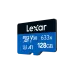 Lexar High-Performance 633x 128GB MicroSDXC UHS-I Memory Card with Adapter