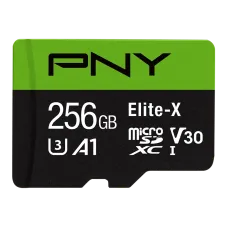 PNY Elite-X 256GB Class 10 U3 V30 microSDXC Memory Card