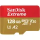 SanDisk Extreme 128GB 190mbps microSDXC UHS-I Memory Card (SDSQXAA-128G-GN6MN)