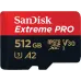 Sandisk Extreme PRO 512GB 200mbps MicroSDXC UHS-1 Memory Card With Adapter (SDSQXCD-512G-GN6MA)