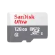 SanDisk Ultra 128GB Class-10 100mbps Micro SDXC UHS-I Memory Card (SDSQUNR-128G-GN6MN)