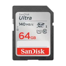 Sandisk Ultra 64GB 140Mbps SDXC UHS-I Memory Card (SDSDUNB-064G-GN6IN)