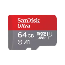 SanDisk Ultra SQUAB 64GB MicroSDXC UHS-I Memory Card (SDSQUAB-064G-GN6MN)