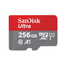 SanDisk Ultra 256GB MicroSDXC UHS-I Memory Card (SDSQUAC-256G-GN6MN)