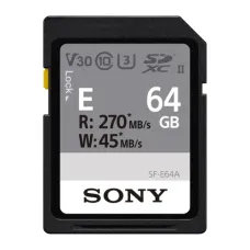 Sony SF-E Series UHS-II SDXC 64GB Memory Card