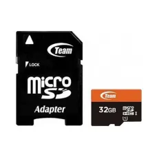 TEAM 32GB MicroSDHC/SDXC UHS-I U1 Memory Card with Adapter