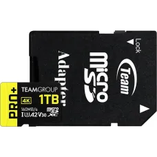 TEAM A2 PRO+ 1TB MicroSDXC UHS-I U3 V30 Memory Card with Adapter