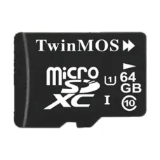 TwinMOS 64GB MicroSDXC Class-10 UHS-I Memory Card