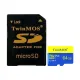 Twinmos 64GB MicroSDHC U3 Class 10 V30 A1 Memory Card