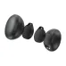 ACEFAST R5 wireless lavalier microphone set showing two clip-on transmitters with charging contacts and compact design