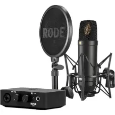 Rode Complete Studio Kit with AI-1 Audio Interface, NT1 Microphone, SM6 Shockmount, and Cables