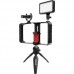 SYNCO Vlogger Kit1 with Microphone and Fill Light for Camera/SmartPhone Black