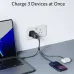 Side perspective of Anker PowerPort III 3-Port 65W Pods Charger Adapter (A2667K14) highlighting sleek body and plug orientation