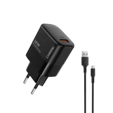 CHARG FastAmp 18W USB Charger Adapter With USB to Micro USB Cable