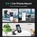 UGREEN LP200 Phone Holder shown mounted on windshield, dashboard, and desktop for versatile everyday use.