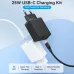 Vention FAHWF-EU 25W Type-C Wall Charger with Type-C Cable