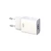 Front angled view of XO L99 EU 2.4A Fast Charger Adapter with Type-C Cable and plug design.