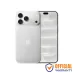 Silver iphone 18 Pro front and back view