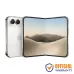iPhone Duo Star White foldable smartphone shown open with front display and rear dual cameras.