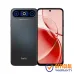 Helio 62 smartphone in black with dual front and rear camera view, vibrant display, and official warranty badge.