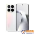 Opal white Xiaomi 17T smartphone featuring quad Leica cameras, glossy gradient back, and edge-to-edge display