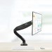 Kaloc DS90 Single Arm Monitor/TV Desktop Mount Stand With Cable Management System