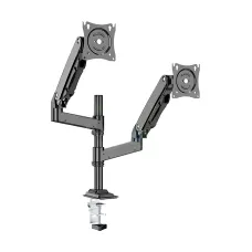 Kaloc KLC-DH200 17-35 Inch Adjustable Double Arm Flexi Monitor Desktop Mount Stand